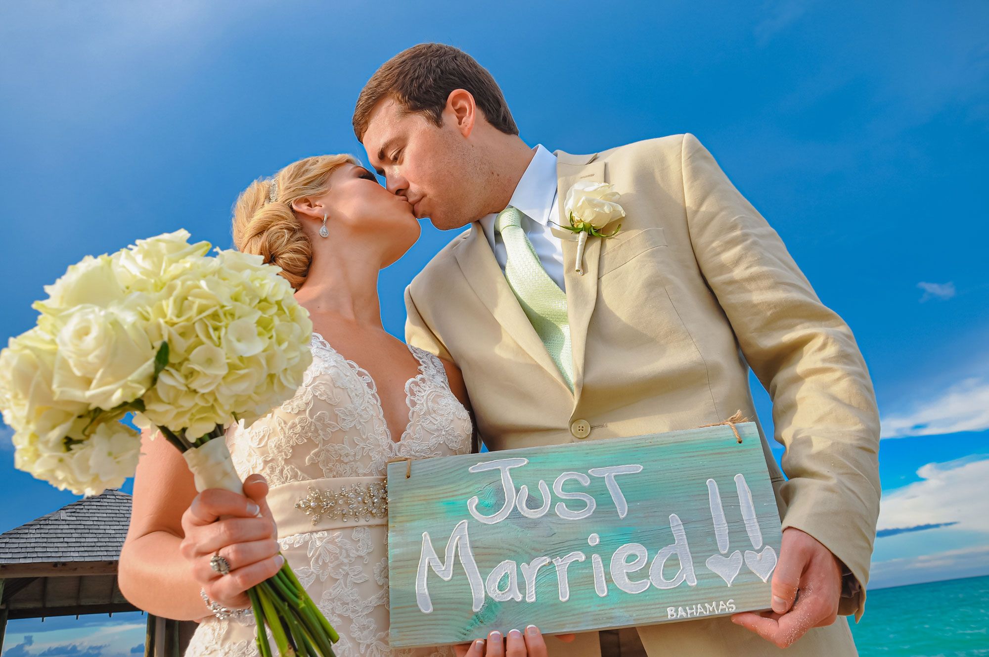 Beach-Wedding-Detail-Just-Married-Sign-Couple---2