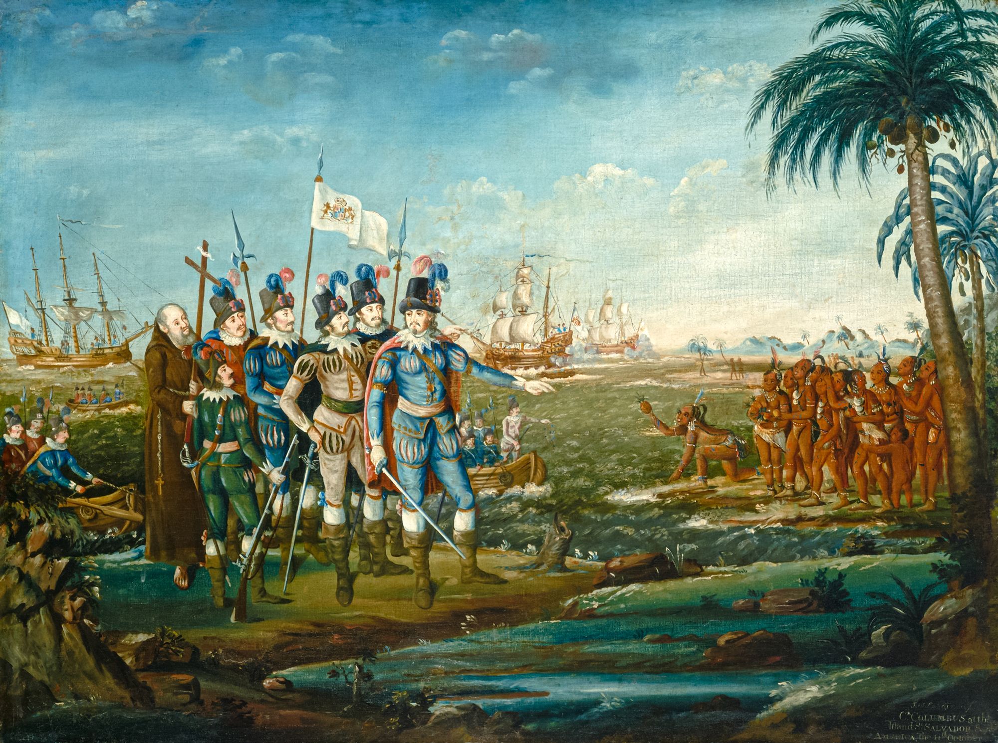 Christopher-Columbus-First-Landing-Bahamas