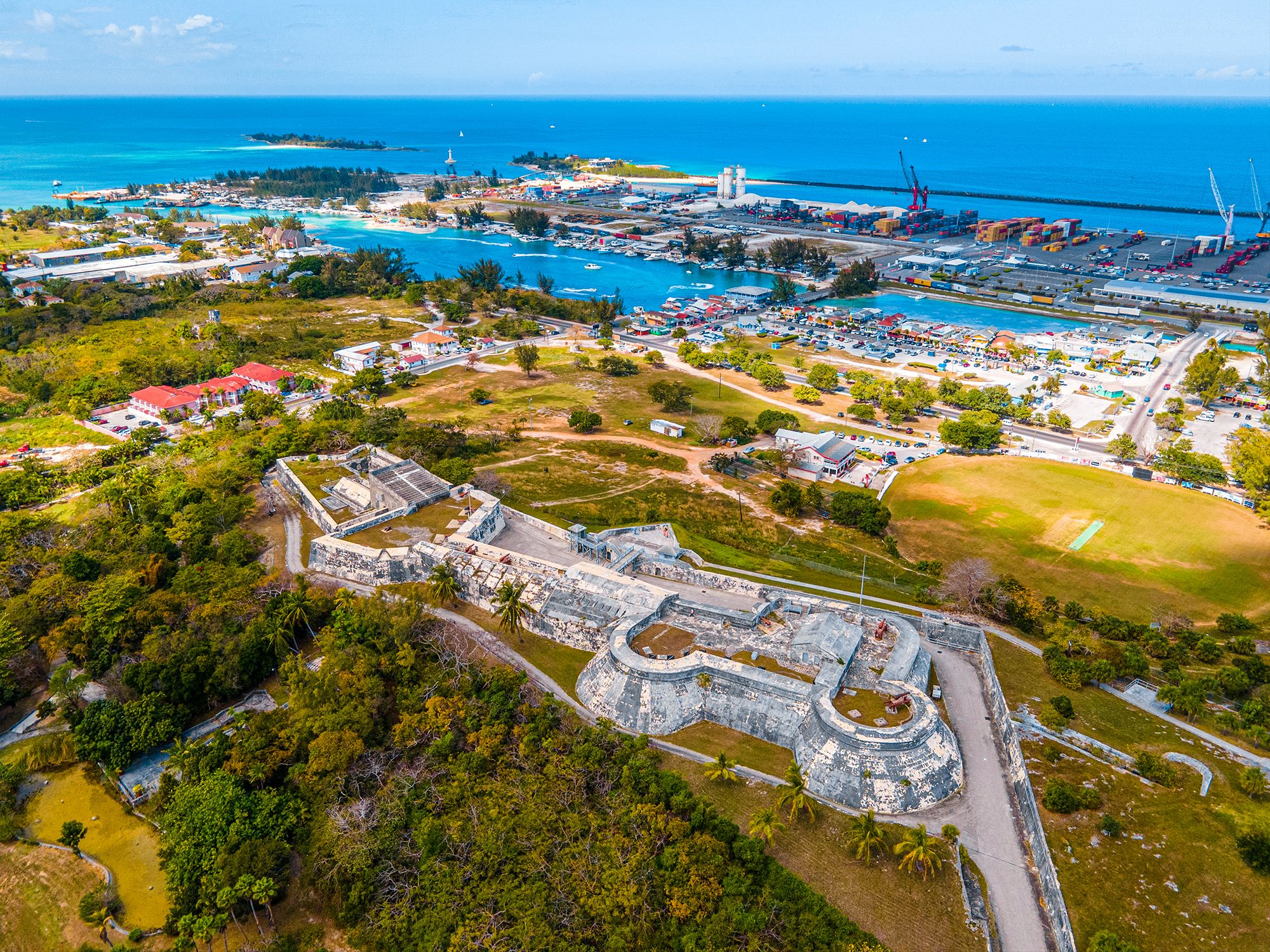 Fort-Charlotte-Aerial-Nassau-Bahamas-Aerial---2